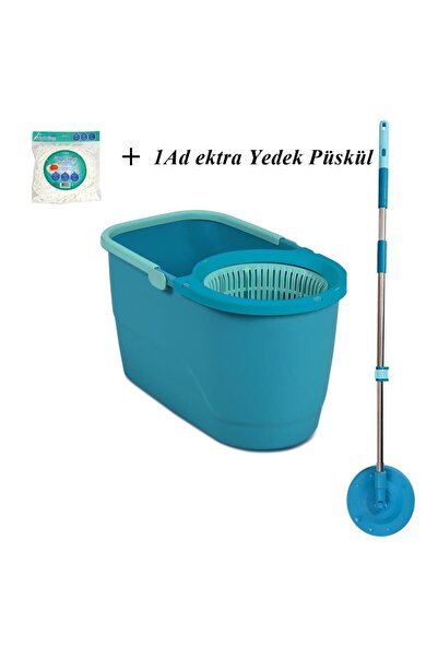 Motek Trend Mop Temizlik Kovası Microfiber Temizlik Seti+1 Yedek Püskül