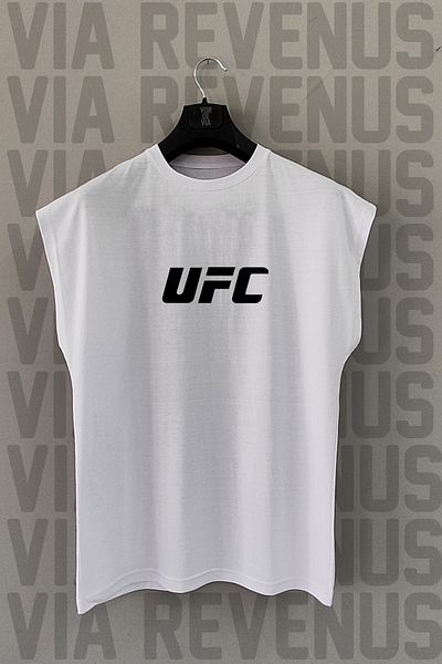 Vordevia UFC Ultimate Fighting Championship - Αθλητικό μπλουζάκι από 100% βαμβάκι με στάμπα μπροστά και πίσω