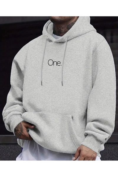 trend selection One. Printed, Oversize, Hooded, Unisex Sweatshirt