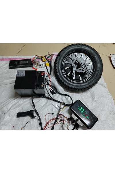 2000watt 72volt elektrikli motor kitti lityum batarya dahil