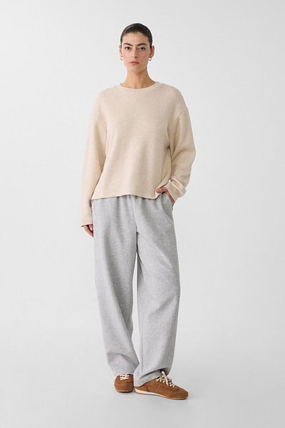 Stradivarius Knit round neck T-shirt