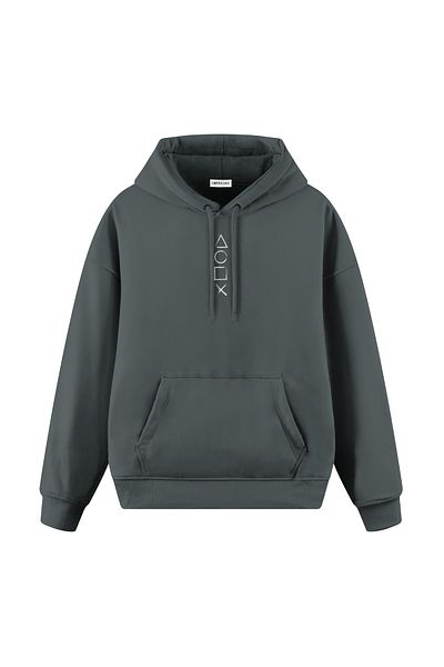Orvia Life Squid Game - Premium Oversize Anthracite Hoodie