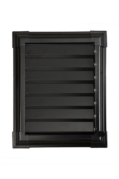Panjur DÜNYASI 35 X 35 Black Bathroom Wc Vent Louver