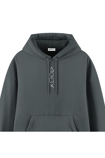 Orvia Life Squid Game - Premium Oversize Anthracite Hoodie