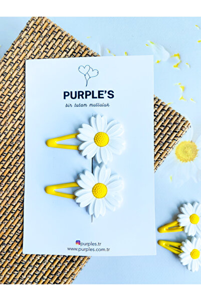 PURPLE'S BİR TUTAM MUTLULUK مشابك تثبيت للأطفال والنساء من باباتيا موديل - مج...