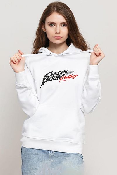 Tshirthane Stray Kids Chk Chk Boom White Women's 3Ip Hooded Sweatshirt