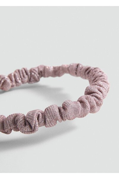 MANGO Kids Glitzerndes Spitzen-Haarband