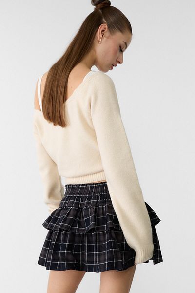 Stradivarius Asymmetrical Knitwear Sweater