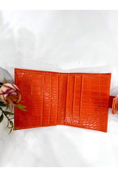 DAVİD POLO CÜZDAN Orange Color Wallet/Card Holder (10,5X9Cm)