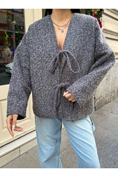 buqre's moda Double Lace-Up Jacket