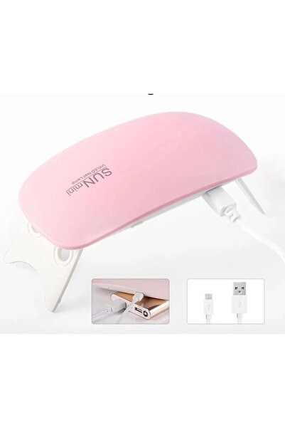 Store 6W Mini tırnak kurutma makinesi taşınabilir 6 LED UV manikür kurutma için