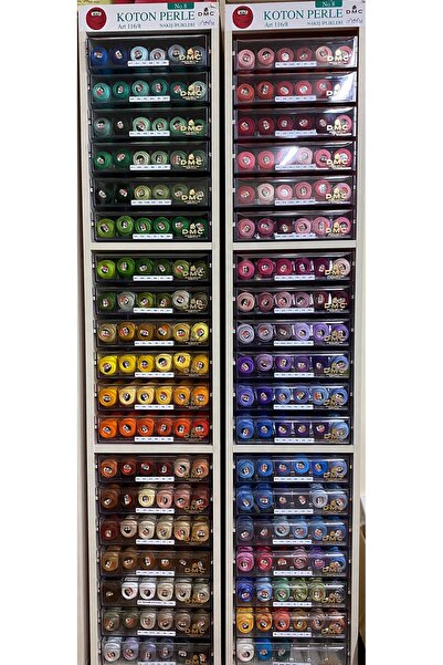 BALIM ÖRGÜ EVİ Dmc Koton Perle no:8 220 Renk Tam Set Nakış Kanaviçe