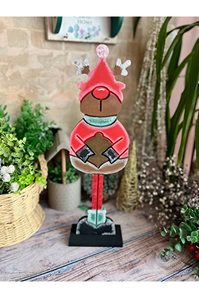 Dekor Ayaklı Geyik Dekoru ,Yılbaşı Dekoru ,Yeniyıl Dekorasyon Ürünü