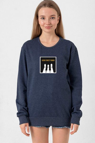 Tshirthane G-Dragon Home Sweet Home Indigo Women's 2Ip Sweatshirt