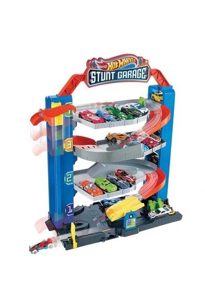 HOT WHEELS Mini Garaj - Mavi Su Dünyası