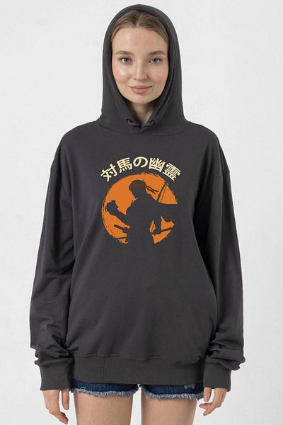 Tshirthane Ghost of Tsushima - Japanese Smoked Women's Hoodie 2Ip