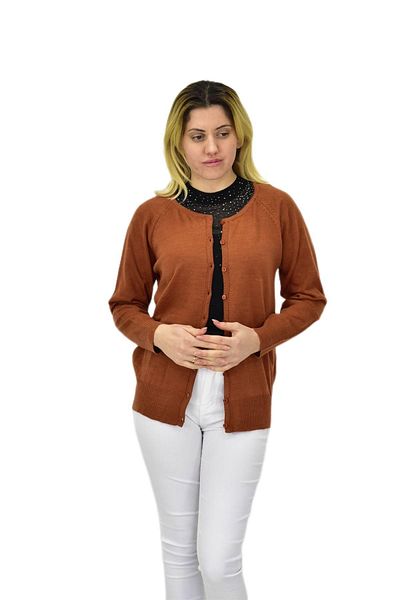 BAGLAN Women's Knitwear Sports Cardigan Bgl-St04086