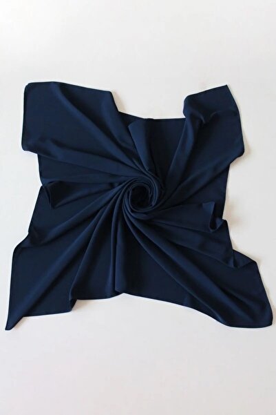 Valino 120x120 Мединський шовковий шарф - темно-синій