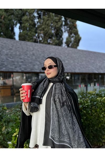 efdal şal eşarp Ethnic Etro Pattern Cotton Shawl