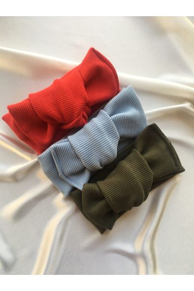 Baby Tweety 3-Piece Handmade Ribbed Baby Girl Bandana
