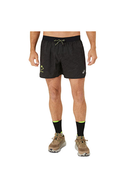 Asics Fujitrail All Over Print 5in Erkek Siyah Günlük Stil Şort 2011c988-002