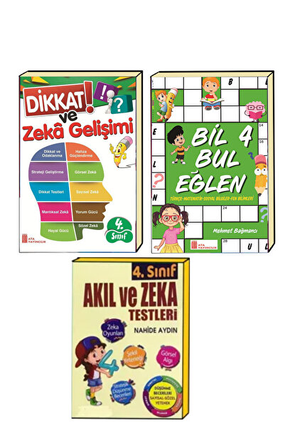 Ata Yayıncılık Ata 4.sınıf Yeni Nesil Dikkat Zeka-bil Bul-akıl Zeka Soruları