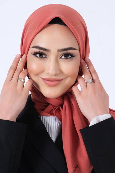 haremscarfs Χαρέμικα σκαρφάκια Ασιατικό κασκόλ σε χρώμα πλακάκι (κατάλληλο γι...