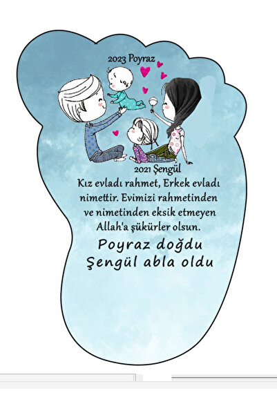 Nehir (10 ADET) AYAK AÇACAK MAGNET-YENİ DOĞAN,6AY KINASI, NİŞAN,NİKAH,SÖZ,KIN...