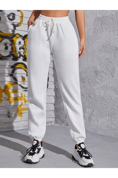 THE WHITE Γυναικείο Jogger Rubber Leg Sweatpants