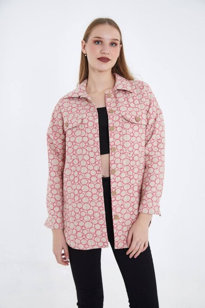 Reji Πουκάμισο με τετράγωνο καπιτονέ σχέδιο