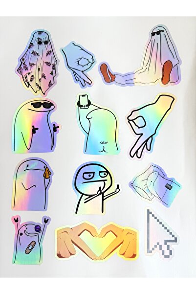 cakaybu Autocolant holografic pentru laptop - pentru notebook, cască, perete,...