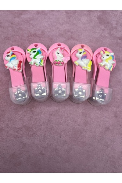 1 Adet Pembe Kız Çocuğu Tırnak Makası