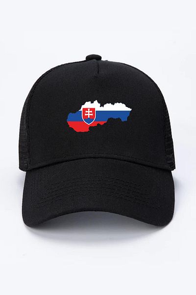 Tshirthane Pălărie neagră din plasă Slovakia Euro 24