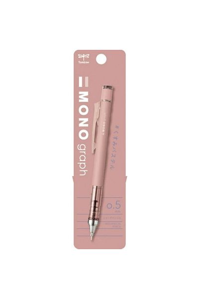 Tombow Mono Graph Faded 0.5mm Mechanical Pencil - Coral