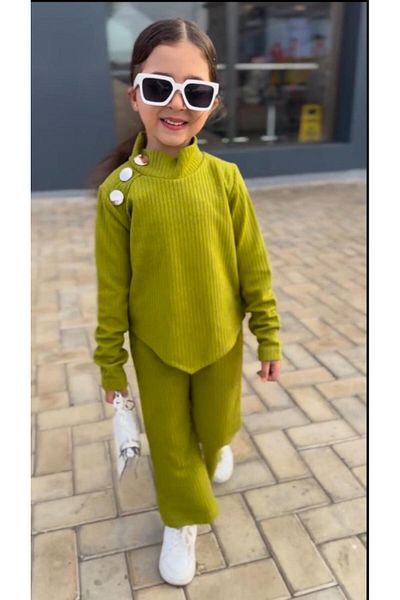Yavrumsa Girl's Badi and Trousers Combo