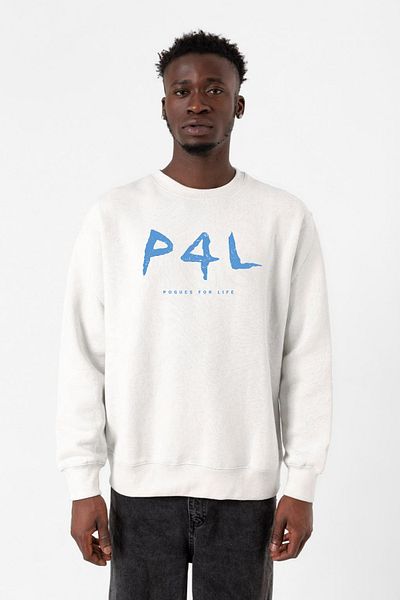 Tshirthane Ανδρικό φούτερ Outer Banks P4L White 2ip