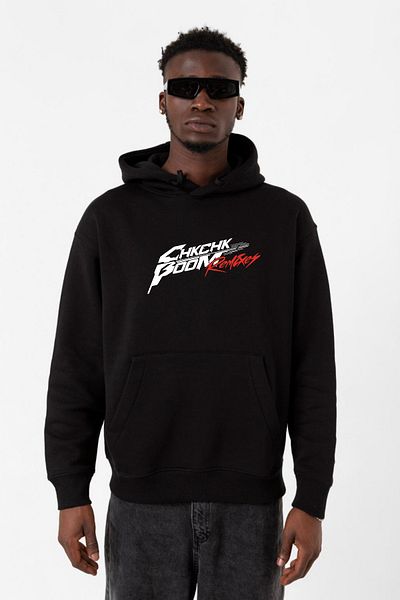 Tshirthane Мъжки суитшърт с качулка Stray Kids Chk Chk Boom, черен, 3ip