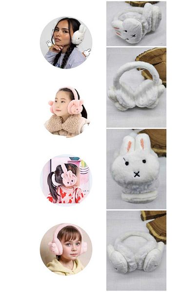 Eva Rose 1Pcs Rabbit Model Winter Earmuff Plush Earmuff Children's Plush Earmuff Girl's Earmuff