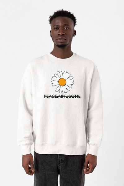 Tshirthane Ανδρικό φούτερ G-Dragon Peaceminusone White 2ip
