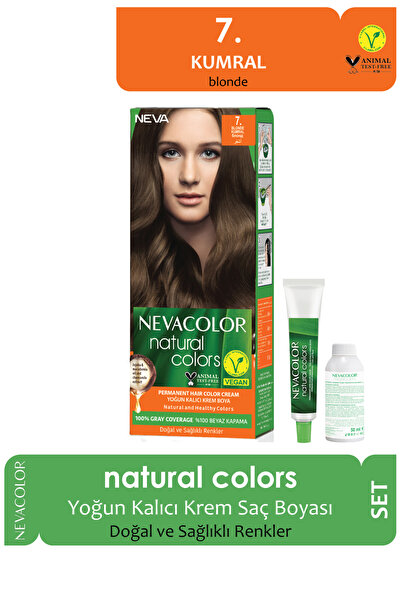 Neva Color Saç Boyası Seti 7 Kumral