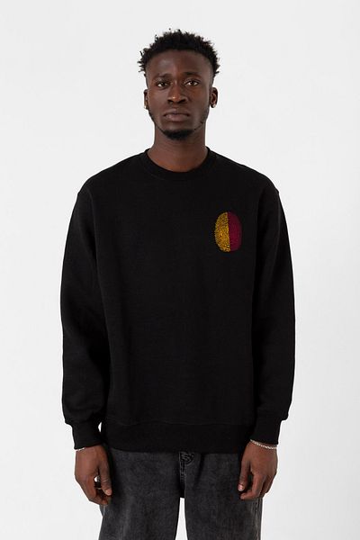 Tshirthane Мъжки суитшърт 2ip, жълт, червен и черен, с пръстови отпечатъци