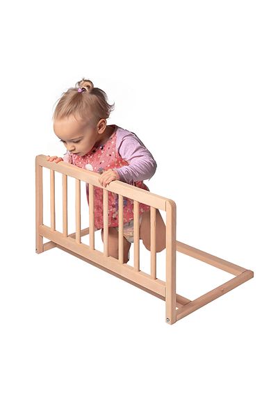 Stork حاجز سرير خشبي فاخر من بيركسو مقاس 75 × 50 سم