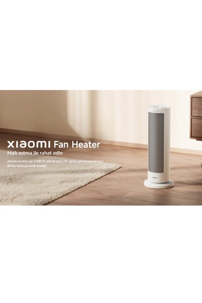Xiaomi Fan Heater Anında sıcaklık Hızlı ısıtma-Fanlı Dikey Isıtıcı 2000W