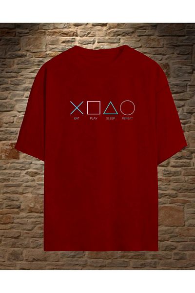 ONTHELİFE Oversize Printed T-shirt - Play