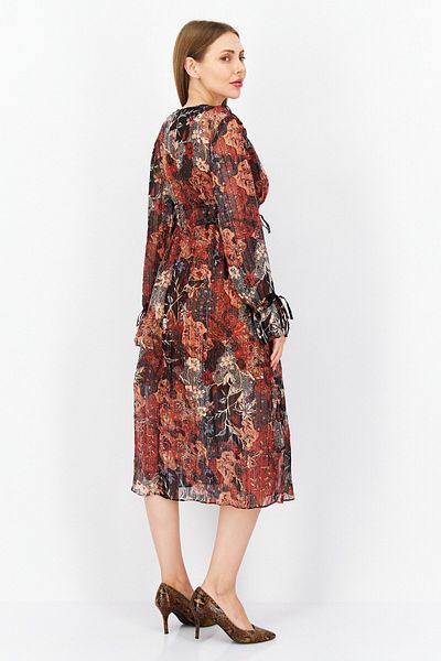 Jessica Simpson Women Gaia Sheer Ruffle Kimono Dress, Black