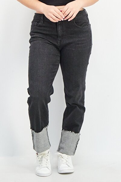 Esprit Women Straight Fit Wash Stretchable Denim Jeans, Black