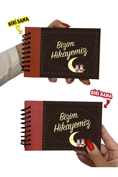 PAKLON One for You One for Me 2Pcs Pocket Size Lunar Light Dear Memory Book