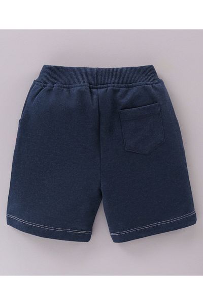 Babyhug Babyhug Striped Shorts - Blue & Grey