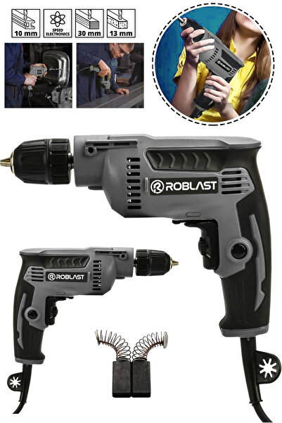 ROBLAST 580 Watt 10mm Profesyonel Metal Şanzuman  Elektrikli Matkap Vidalama