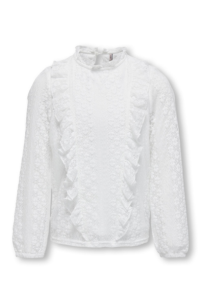 Only Kids بلوزة من الدانتيل المزخرف - كلاود دانسر